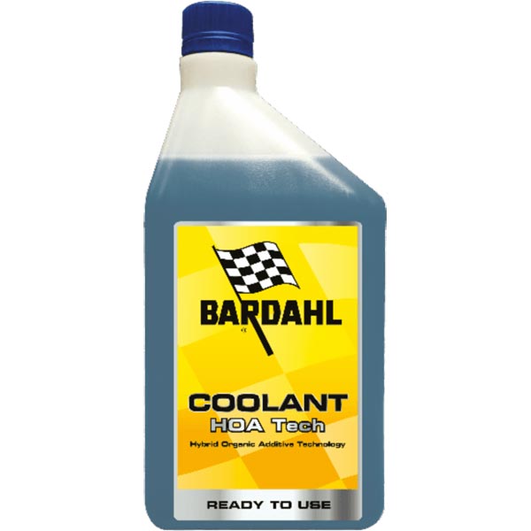 BARDAHL COOLANT HOA TECH (Cartone 12x1L) - FLUIDO REFRIGERANTE BLU/VERDE