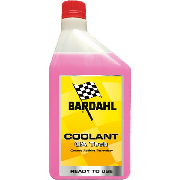 BARDAHL COOLANT OA TECH (Cartone 12x1L) - FLUIDO REFRIGERANTE ROSA