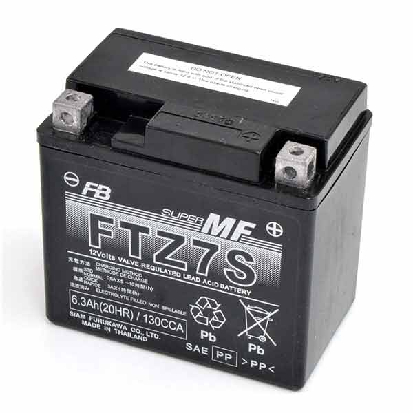 BATTERIA FURUKAWA FTZ7S 12V-6AH (SIGILLATA ATTIVATA - FACTORY SEALED)
