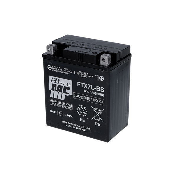 BATTERIA FURUKAWA FTX7L-BS 12V-6AH (ATTIVATA - ACTIVATED)