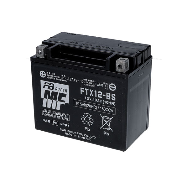 BATTERIA FURUKAWA FTX12-BS 12V-10AH(ATTIVATA - ACTIVATED)