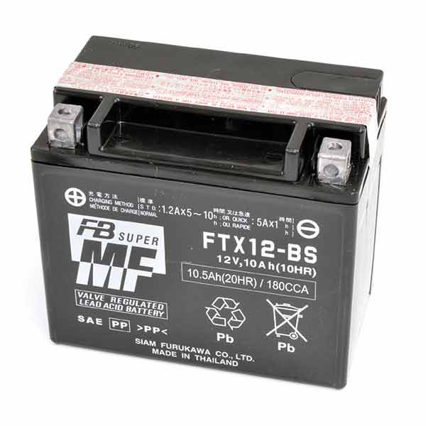 BATTERIA FURUKAWA FTX12-BS 12V-10AH (SIGILLATA CON ACIDO A CORREDO)