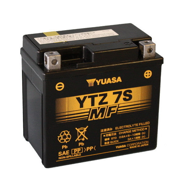 BATTERIA YUASA YTZ7S 12V-6AH (SIGILLATA ATTIVATA - FACTORY SEALED)