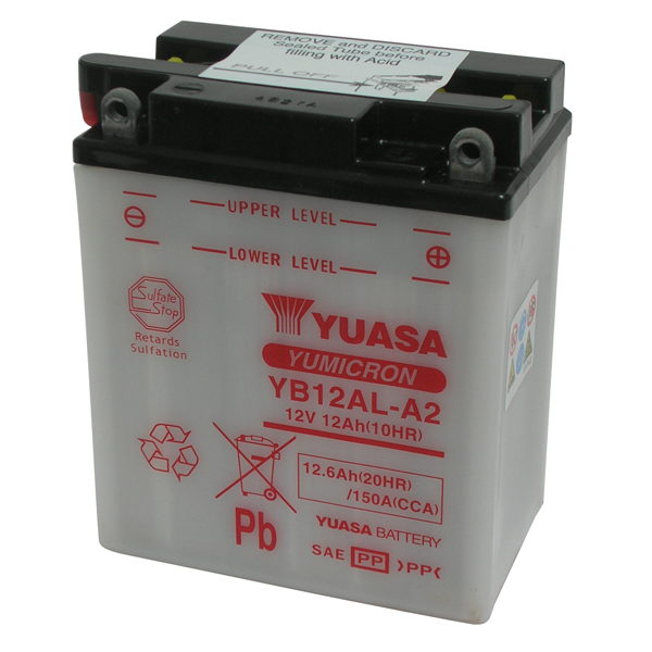 BATTERIA YUASA YB12AL-A2 12V-12AH