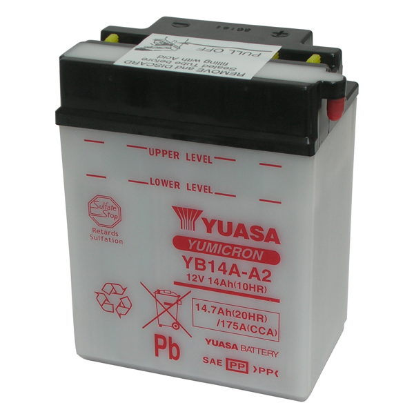 BATTERIA YUASA YB14A-A2 12V-14AH