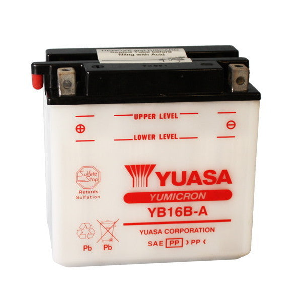 BATTERIA YUASA YB16B-A 12V-16AH acido da acquistare a parte