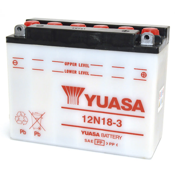 BATTERIA YUASA 12N18-3 12V-18AH