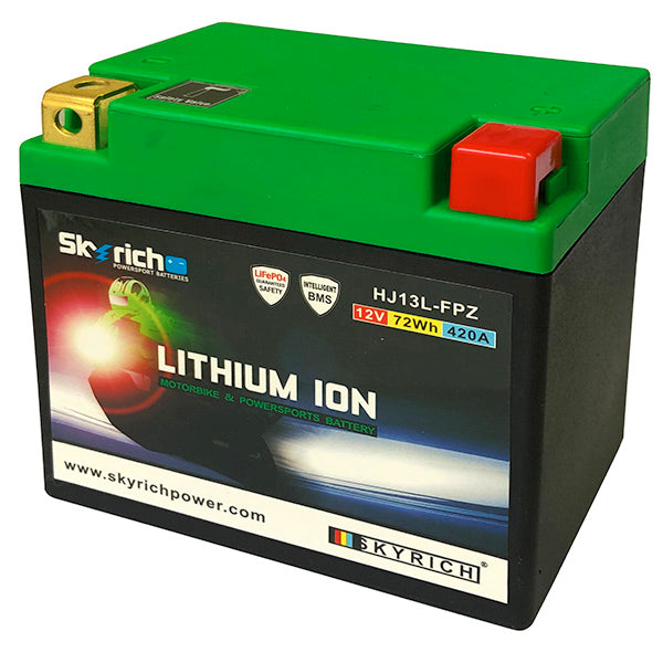 BATTERIA SKYRICH LITIO HJ13L-FPZ 12.8V-6AH