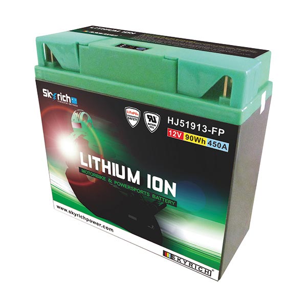 BATTERIA SKYRICH LITIO HJ51913-FP 12.8V-8AH