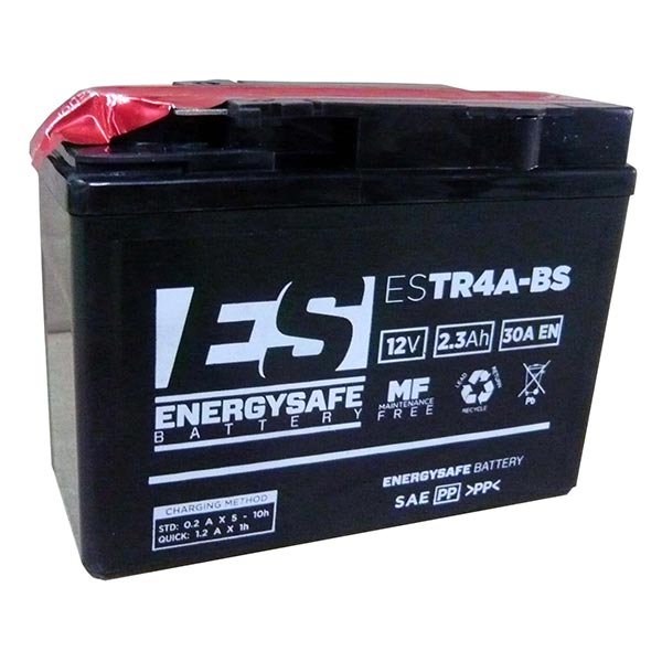 BATTERIA ENERGYSAFE ESTR4A-BS 12V-2.3AH (SIGILLATA CON ACIDO A CORREDO)