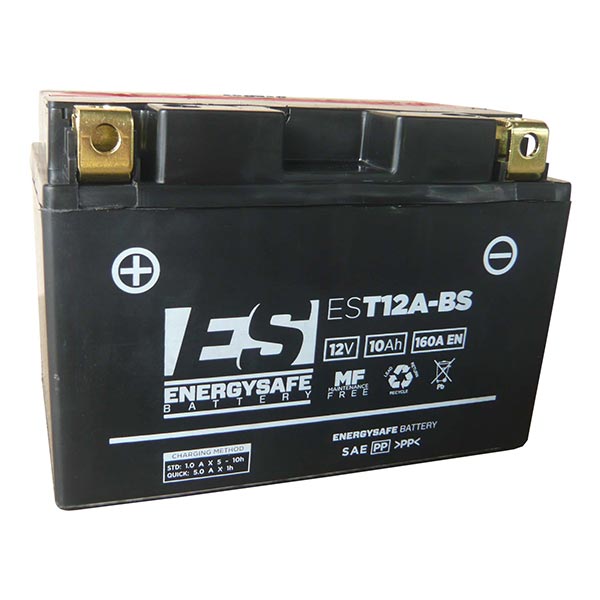 BATTERIA ENERGYSAFE EST12A-BS 12V-10AH (SIGILLATA CON ACIDO A CORREDO)