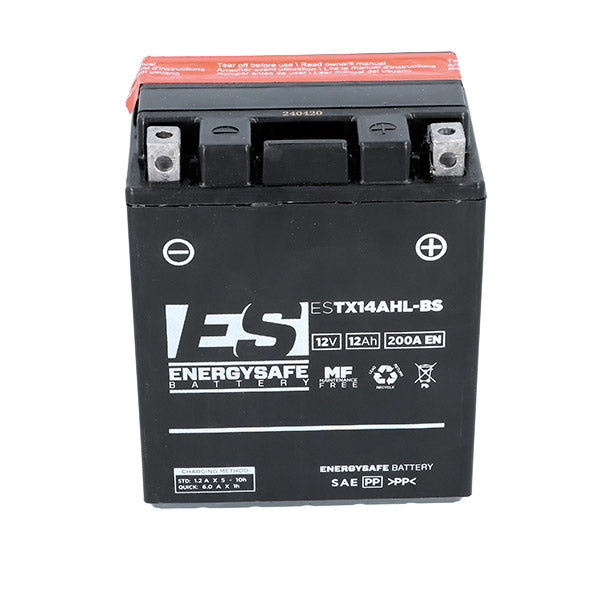 BATTERIA ENERGYSAFE ESTX14AHL-BS 12V 12AH (SIGILLATA CON ACIDO A CORREDO)