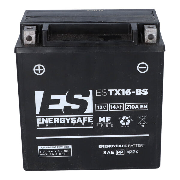 BATTERIA ENERGYSAFE ESTX16 FA 12V-14AH (SIGILLATA ATTIVATA - FACTORY SEALED)