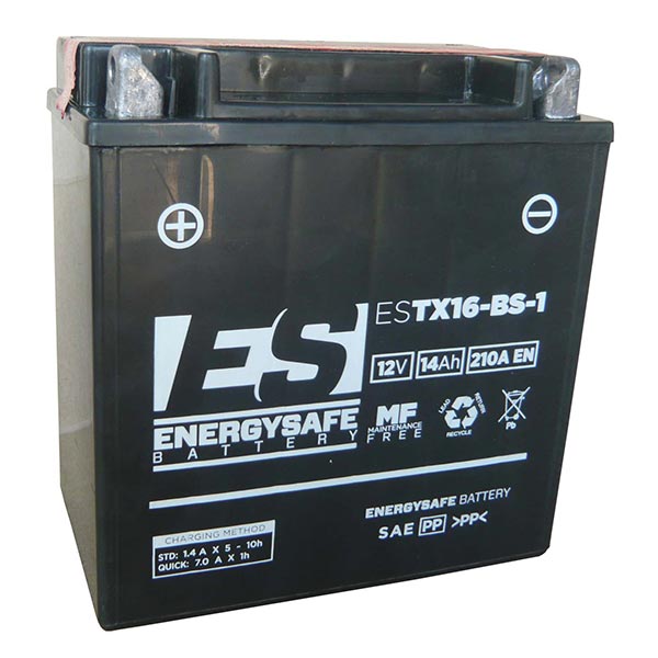 BATTERIA ENERGYSAFE ESTX16-BS-1 12V-14AH (SIGILLATA CON ACIDO A CORREDO)