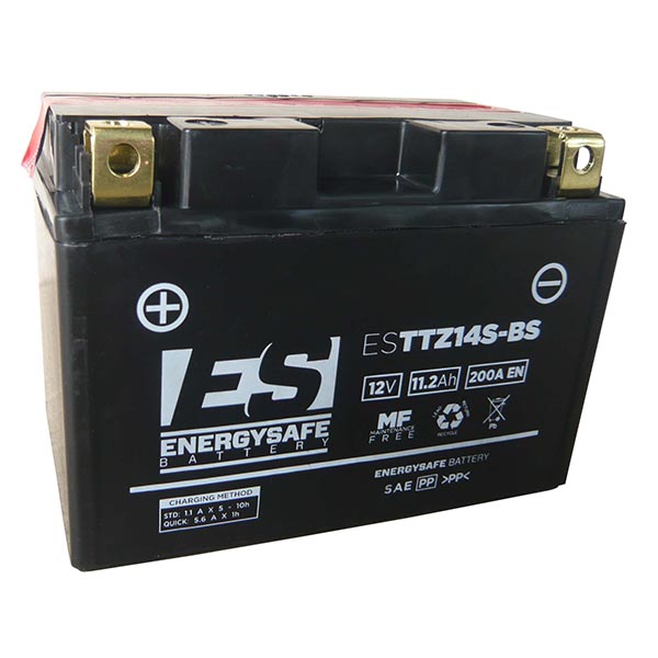 BATTERIA ENERGYSAFE ESTTZ14S-BS 12V-11.2AH (SIGILLATA CON ACIDO A CORREDO)