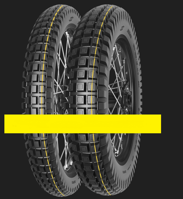 MITAS 120/100 -18 68P ENDURO HYBRID SUPER  TL M+S (Raya amarilla)