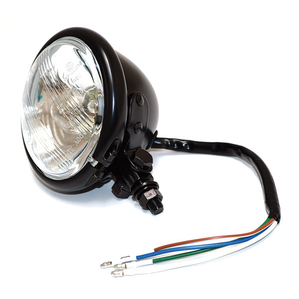 FANALE TONDO D.124 NERO LAMP.S2 35/35W-ATT.INFERIORE