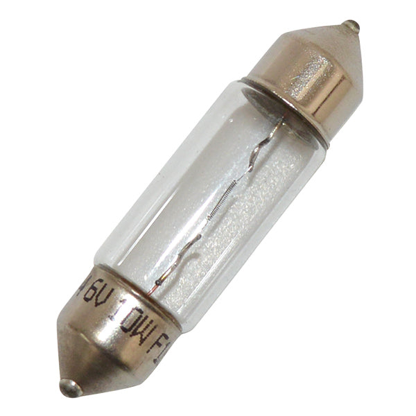 LAMPADA SILURO 6V-10W (10X36) (C10)