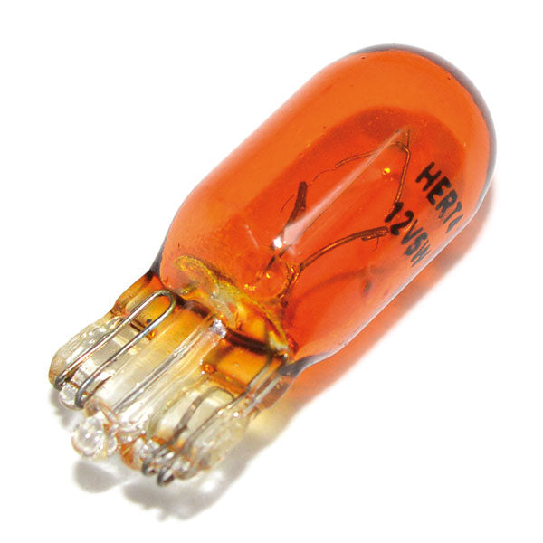 LAMPADA TUTTOVETRO ARANCIO 12V-5W T10 (C10)