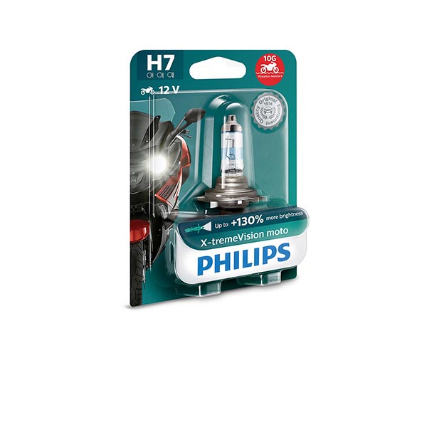 LAMPADA PHILIPS H7 X-TREME VISION - 12V 55W - (Rif.Philips: 12972XV+BW)