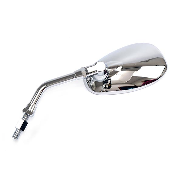 SPECCHIO DX/SX OVALE CROMATO MOTO