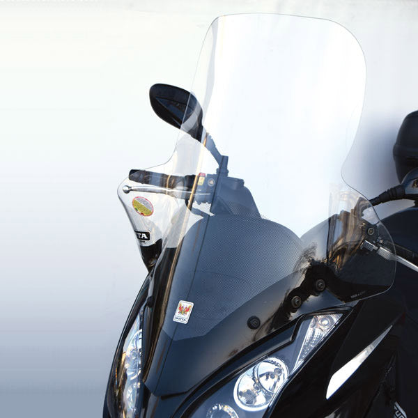 PARABREZZA ALTA PROTEZIONE KYMCO DOWNTOWN 125 09/17-200 16/19-300 09/> CON SERIGRAFIA ANTI REFRAZIONE SOLARE