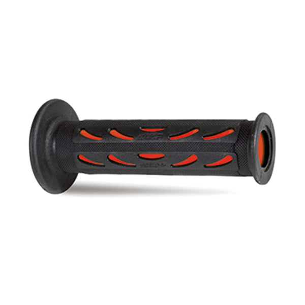 MANOPOLE STRADA FORATE PROGRIP 724 DUAL DENSITY (COLORE:ROSSO)