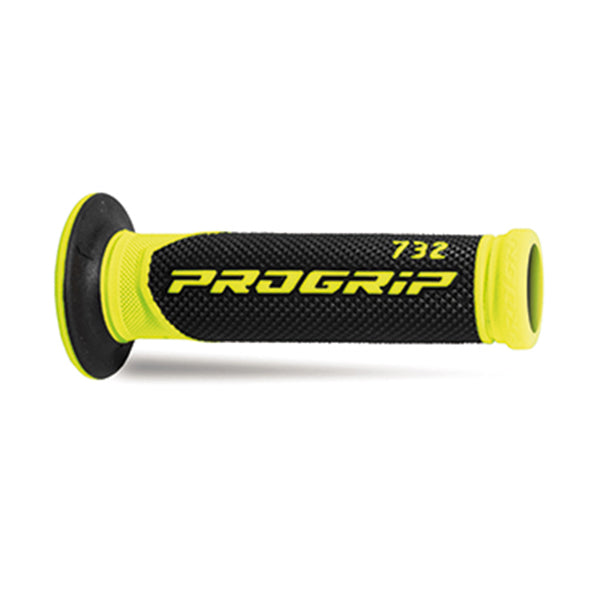 MANOPOLE STRADA FORATE PROGRIP 732 DUAL DENSITY (COLORE:GIALLO)