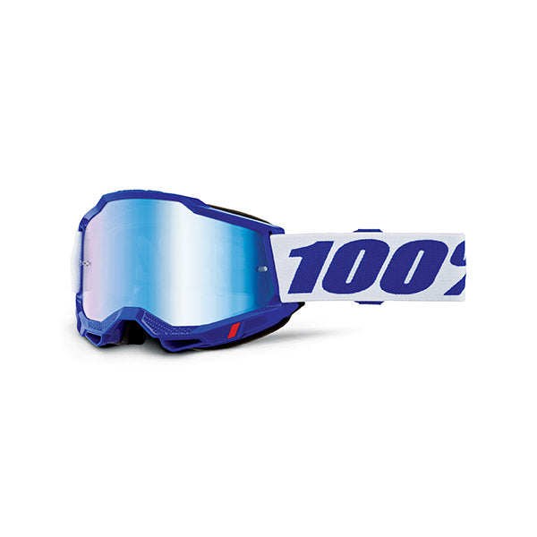 MASCHERA 100% ACCURI 2 BLUE - LENTE A SPECCHIO BLU
