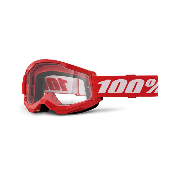 MASCHERA 100% STRATA 2 RED - LENTE TRASPARENTE