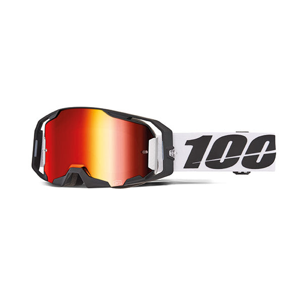 MASCHERA 100% ARMATIC CALDWELL - LENTE A SPECCHIO ROSSA