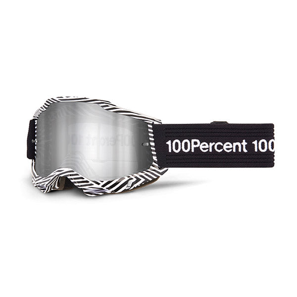 MASCHERA 100% ACCURI 2 SAMBA - LENTE A SPECCHIO ARGENTO