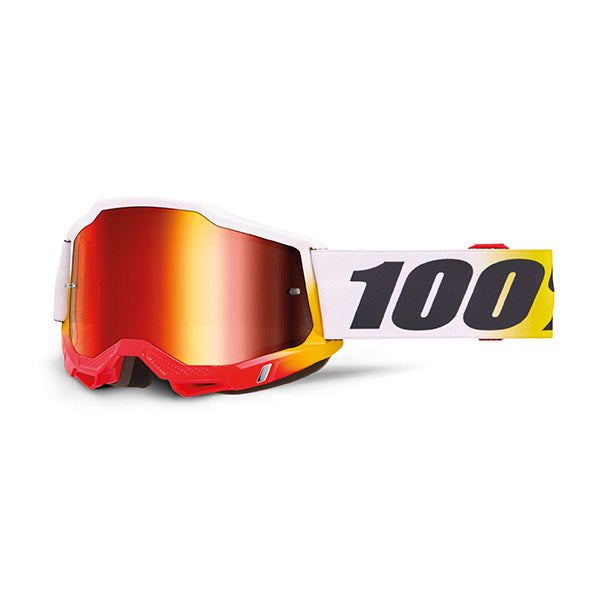 MASCHERA 100% ACCURI 2 TORKEN - LENTE A SPECCHIO ROSSA