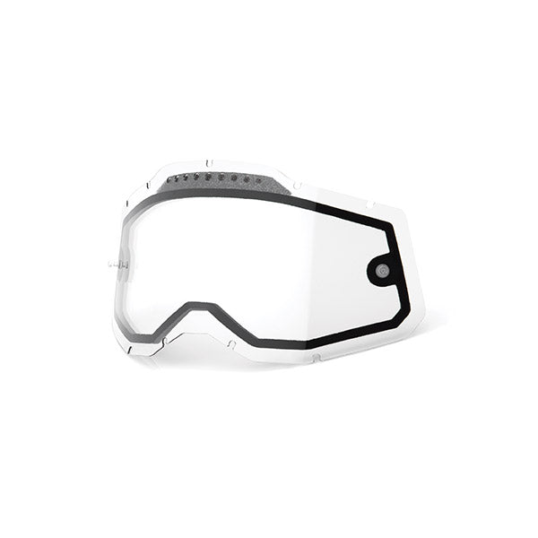 LENTE DOPPIA TRASPARENTE CON PRESE ARIA PER MASCHERE RC2/AC2/ST2