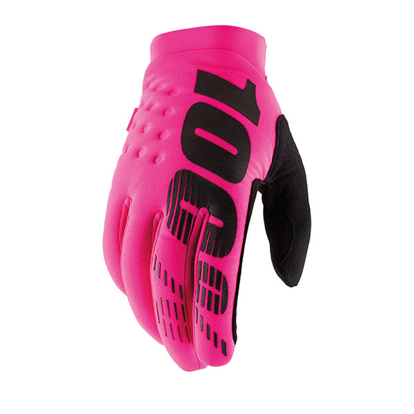 GUANTI 100% BRISKER NEON PINK (L)