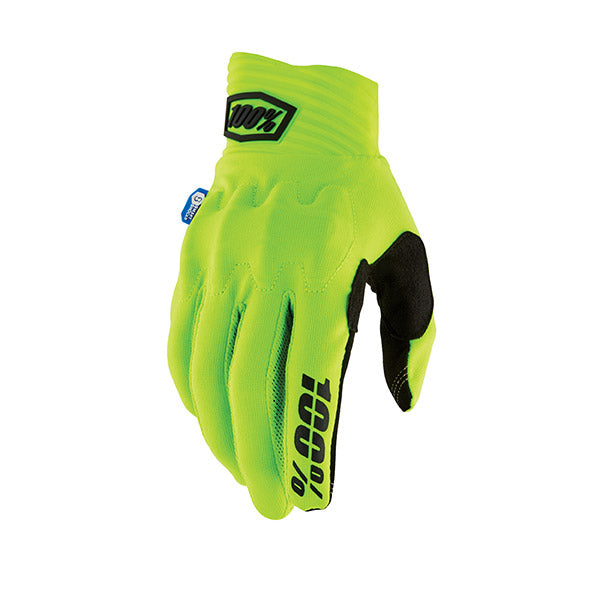 GUANTI 100% COGNITO SMART SHOCK FLUO YELLOW (L)
