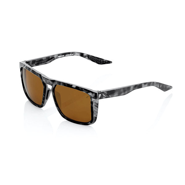 OCCHIALI DA SOLE 100% RENSHAW - MATTE BLACK HAVANA - LENTI BRONZO