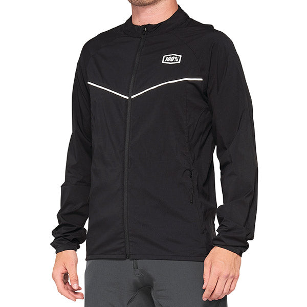 CORRIDOR STRETCH WINDBREAKER BLACK - M