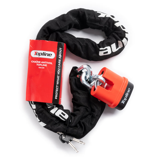CATENA ANTIFURTO CON LUCCHETTO TOPLINE (150CM)