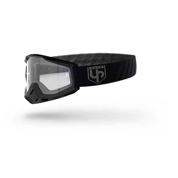 MASCHERA UP DESIGN BOLD BLACK - LENTE TRASPARENTE