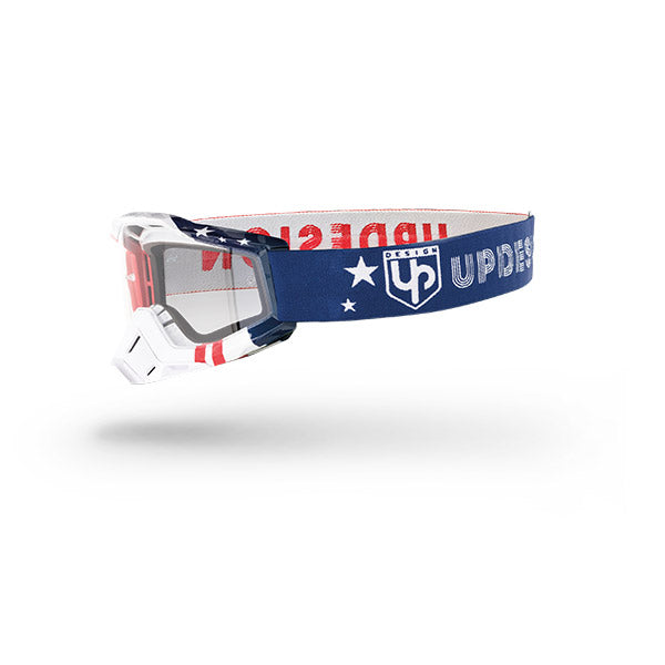 MASCHERA UP DESIGN BOLD PATRIOT - LENTE TRASPARENTE