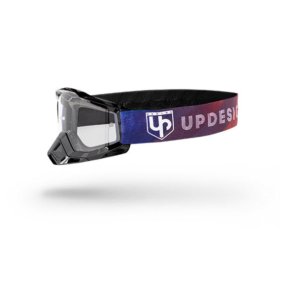 MASCHERA UP DESIGN BOLD PATTERN - LENTE TRASPARENTE