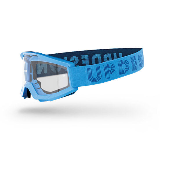 MASCHERA UP DESIGN DYNAMITE CYAN - LENTE TRASPARENTE