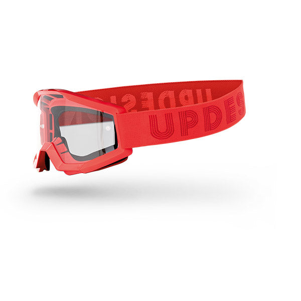 MASCHERA UP DESIGN DYNAMITE RED - LENTE TRASPARENTE