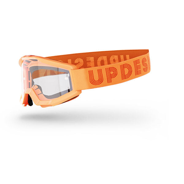 MASCHERA UP DESIGN DYNAMITE ORANGE - LENTE TRASPARENTE