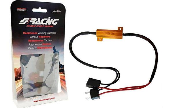 Resistenza 50W 6 Ohm cablato H7