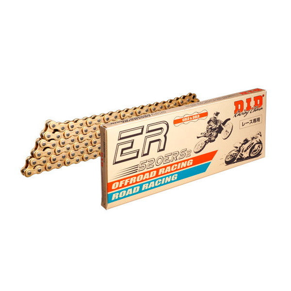 CATENA DID 520ERS2 (Gold & Gold) - Lunghezza: 116 maglie con giunto a clip