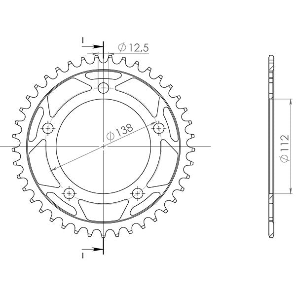 CORONA IN ACCIAIO P520 - Z41 (DIS.00008)