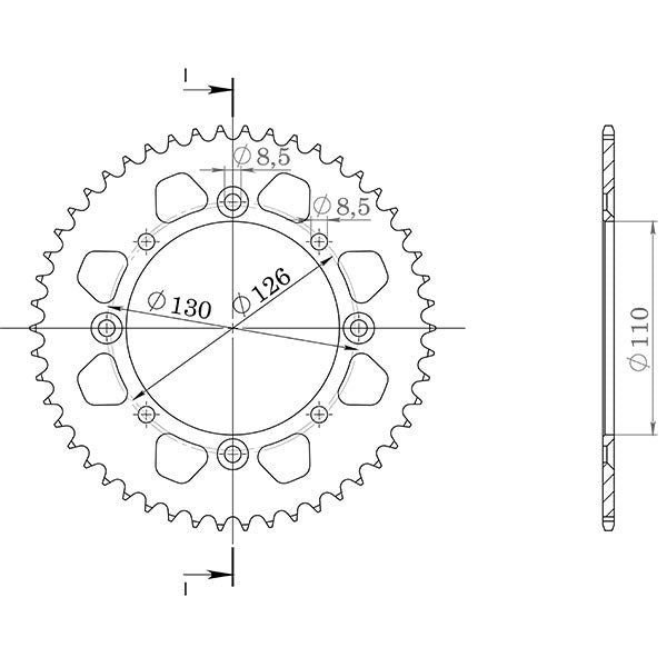 CORONA IN ACCIAIO P420 - Z47 (DIS.00009)