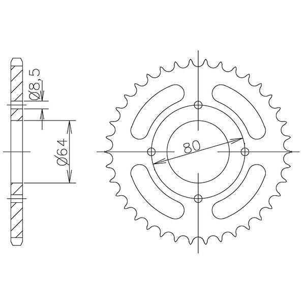 CORONA IN ACCIAIO P428 - Z39 (DIS.00017)